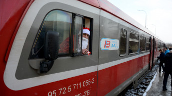 Novogodišnji voz u Severnoj Mitrovici