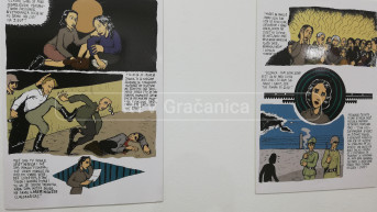 Izložba strip crteza u Gračanici