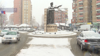 Sneg u Severnoj Mitrovici 