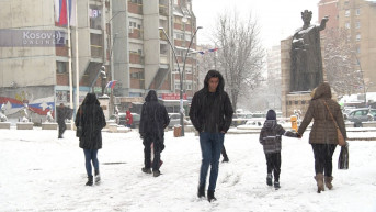 Zima na severu Kosova
