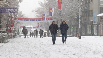 Sneg u Severnoj Mitrovici