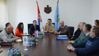 Petković, Todić i S. Simić - Sastanak u Leposaviću