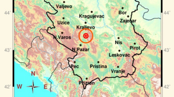 Zemljotres, sever Kosova 