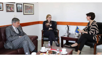 Jahjaga i Suzane Suc