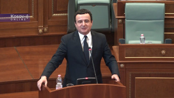 Aljbin Kurti u Skupštini Kosova