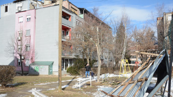 Oštećenje krova u ulici Tanaska Rajića