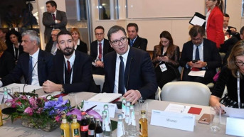 Aleksandar Vučić na jednom od panela u Nemačkoj Aleksandar Vučić na jednom od panela u Nemačkoj