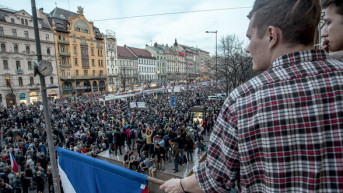 Protest u Češkoj