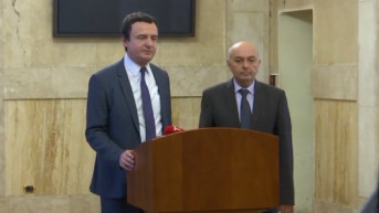 Kurti i Mustafa posle potpisanog sporazuma o vladi