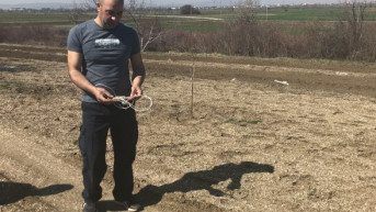 Milorad Velić u voćnjaku