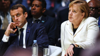 Merkel i Makron