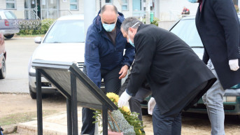 Polaganje venaca na spomenik stradalima u Nato bombardovanju u Zubinom Potoku