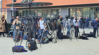 Novinari ispred predsedništva Kosova