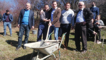 Polaganje kamena temeljca porodici Pajaziti u Gori