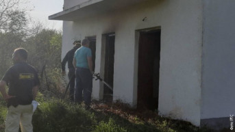Zapaljena kuća Miomira Stanojevića