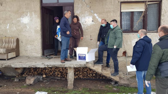 Klokot - podela humanitarnih paketa Ministarstva za zajednice i povratak 
