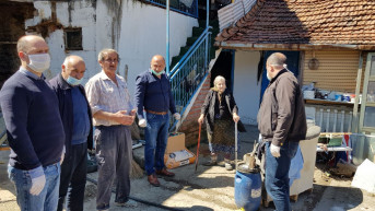 Klokot - Podela humanitarne pomoći u selu Binač