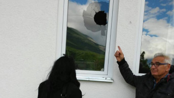 Zarić ispred kuće u Ljuboždi Zarić ispred kuće u Ljuboždi