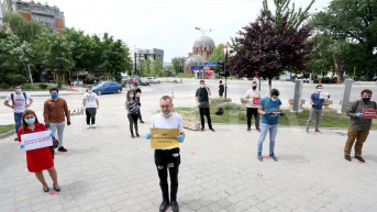 Protest ispred MONT