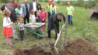 Položen kamen temeljac za izgradnju kuće u selu Jabuka