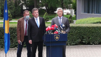 Hašim Tači i Miroslav Lajčak