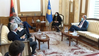 Rama na sastanku sa Vjosom Osmani