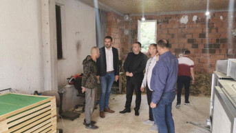 Srđan Vulović sa saradnicima u poseti poljoprivrednim proizvođačima