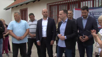 Jović - Poseta opštini Srbica