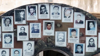 Fotografije nestalih na instalaciji "Missing" u Gračanici Fotografije nestalih na instalaciji "Missing" u Gračanici