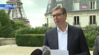 Aleksandar Vučić u Parizu