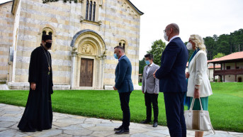 Rakić i Jevtić u Visokim Dečanima
