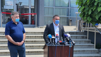 Srđan Popović i Dr Lazić - Gračanica, press