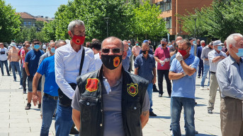 Veterani OVK - protest Veterani OVK - protest