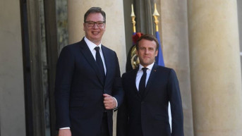 Aleksandar Vučić i Emanuel Makron 