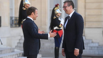 Aleksandar Vučić i Emanuel Makron 