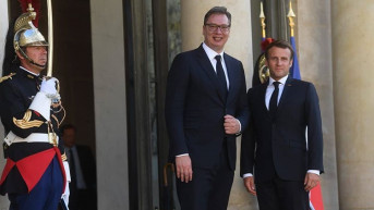 Aleksandar Vučić i Emanuel Makron Aleksandar Vučić i Emanuel Makron