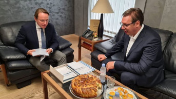 Aleksandar Vučić i Oliver Verhalji 
