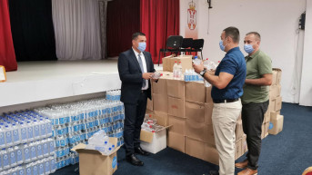 Čelnici opštine KM obezedili dezinfekciona sredstva za škole