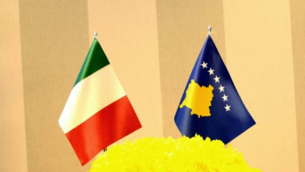 Italija - Kosovo - ilustracija