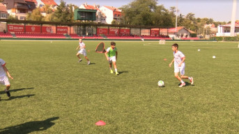 Deca sa Kosova - Trening na stadionu "Rajko Mitić" Deca sa Kosova - Trening na stadionu "Rajko Mitić"