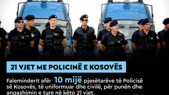 Kosovska policija -  21. godišnjica 