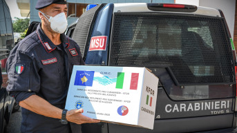 KFOR Donation Ozone Machine for KP of Pristina