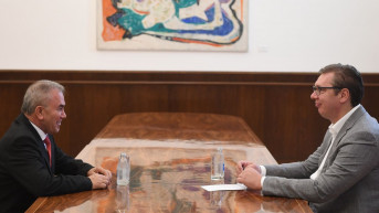 Vučić i amasador Palestine