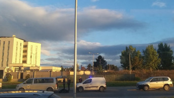 Policija blokirala put