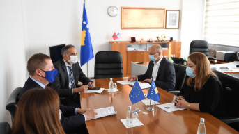 Tomaš Suniog na sastanku sa ministarkom Hikmete Bajrami