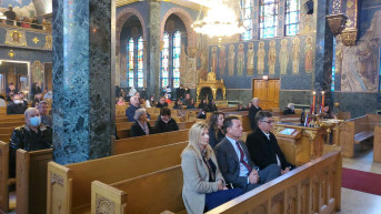Grenel u Milvokiju - liturgija u hramu Sv Save