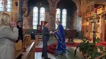 Grenel u Milvokiju - liturgija u hramu Sv Save