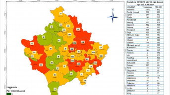 Kosovske opštine u zonama - antikovid mere