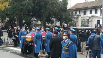 Prenošenje kovčega patrijarha u Sabornu crkvu