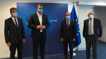 Lajčak, Vučić, Hoti, Borelj